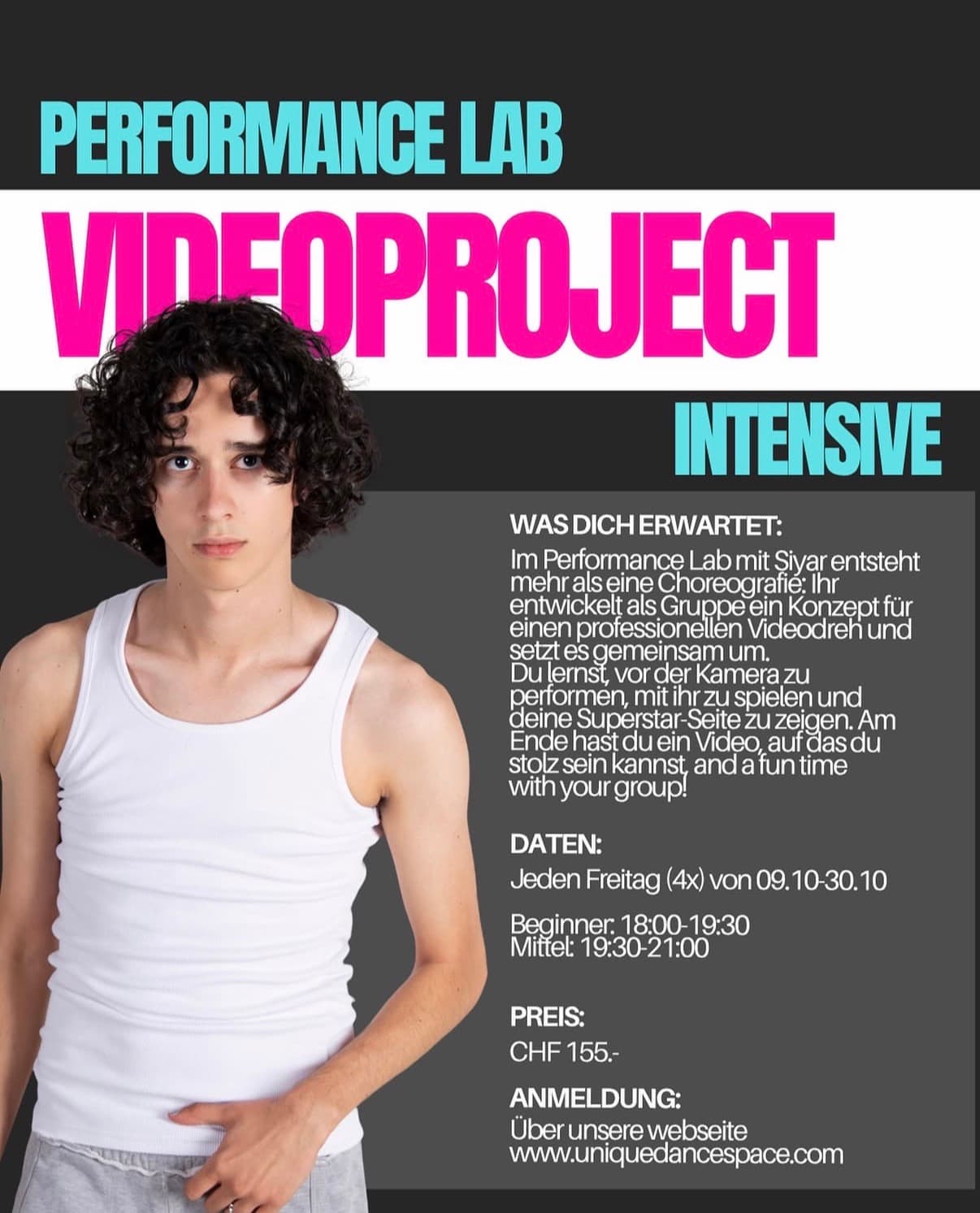 Performance Lab – Videoproject Intensive